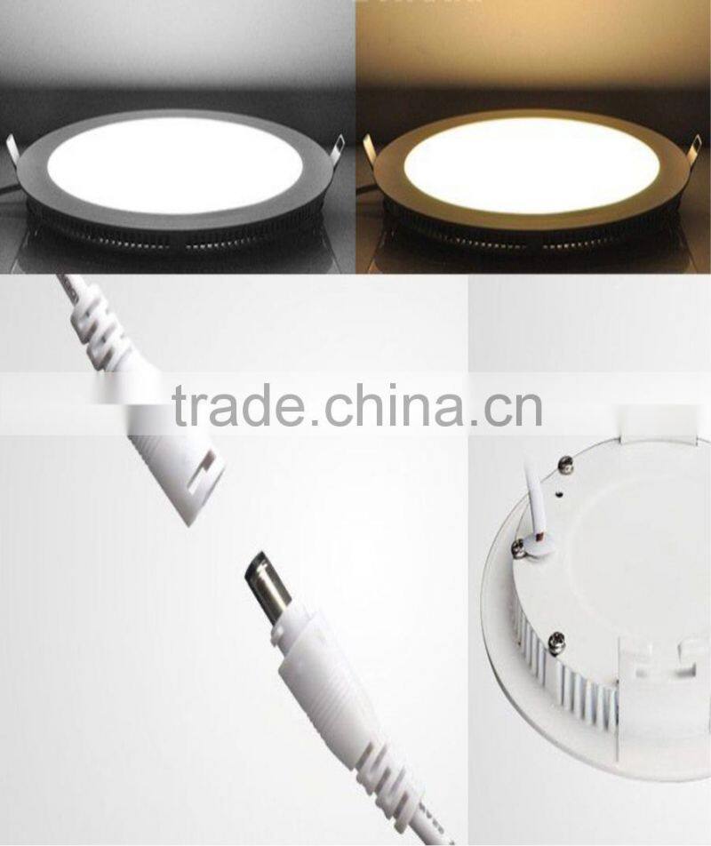 3w led glass panel lamp fixture light from side aluminum alloy round popular for high-end interior lighting lamps