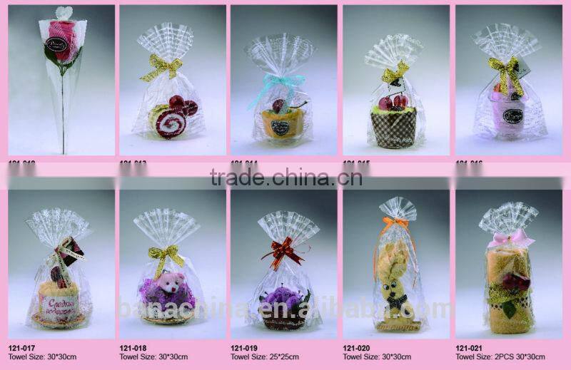 Lovely terry cotton cake towel/gift towel/christmas towel