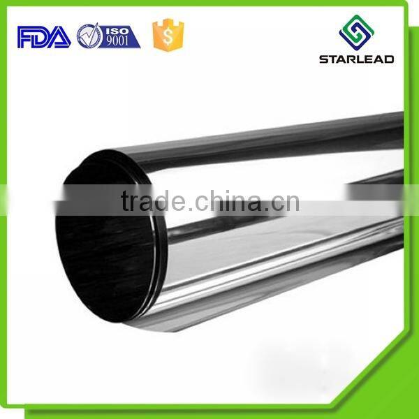 Metallic appearance reflective metallized cpp film with heat sealing property