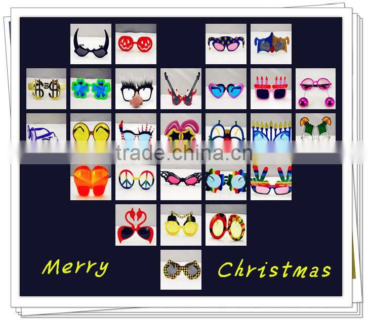 colorful cazy christmas & party glasses for funny