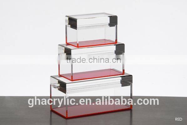 China factory supplier Clear Acrylic Box, High quality Clear acrylic box