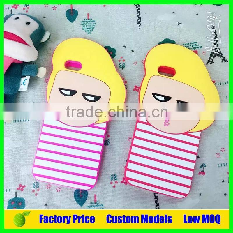 Valentine's day beautiful girl 3d silicone mobile phone case cover for LG G4c G4 mini cell phone back cover case
