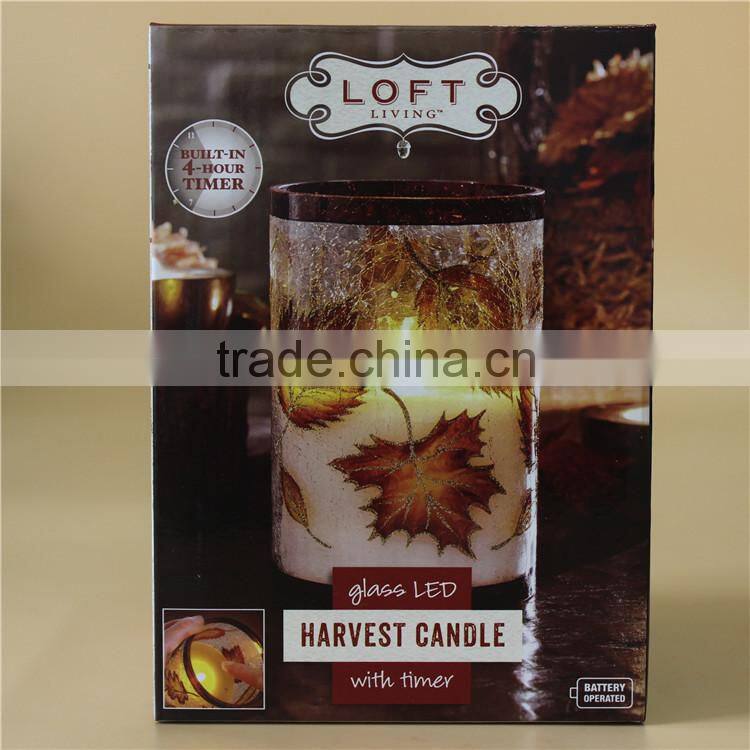 Hot-selling Scented Square Glass jar Candle