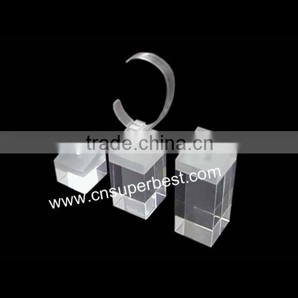 Manufacturer hot sale elegant tabletop acrylic watch display stand