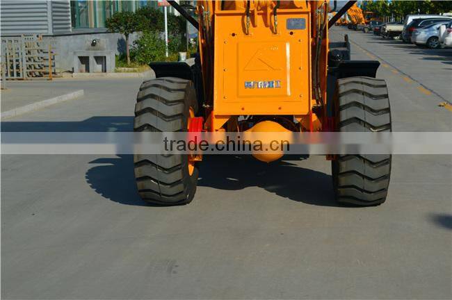 Small Wheel Loader With Grass Grasper/Grapple/Grab