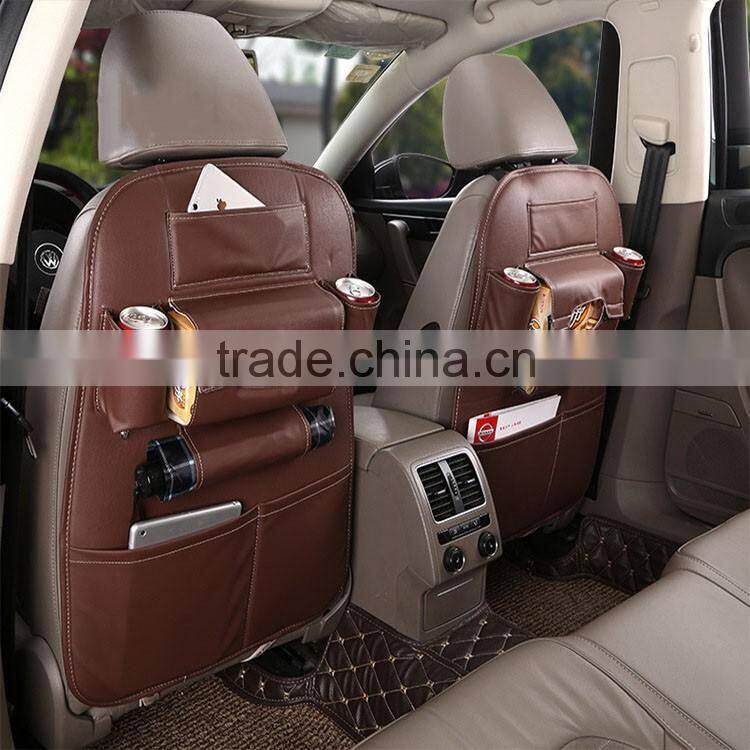 PU Leather Car Back Seat Organizers/Storage bag