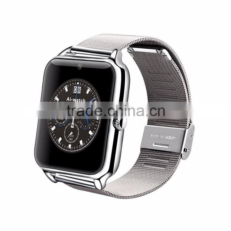 Wholesale Stainless Steel buckle smart watch heart rate monitor