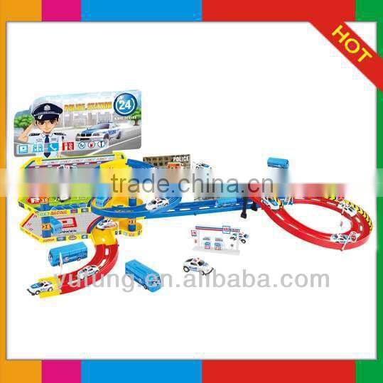 Pull back police car game/car toys