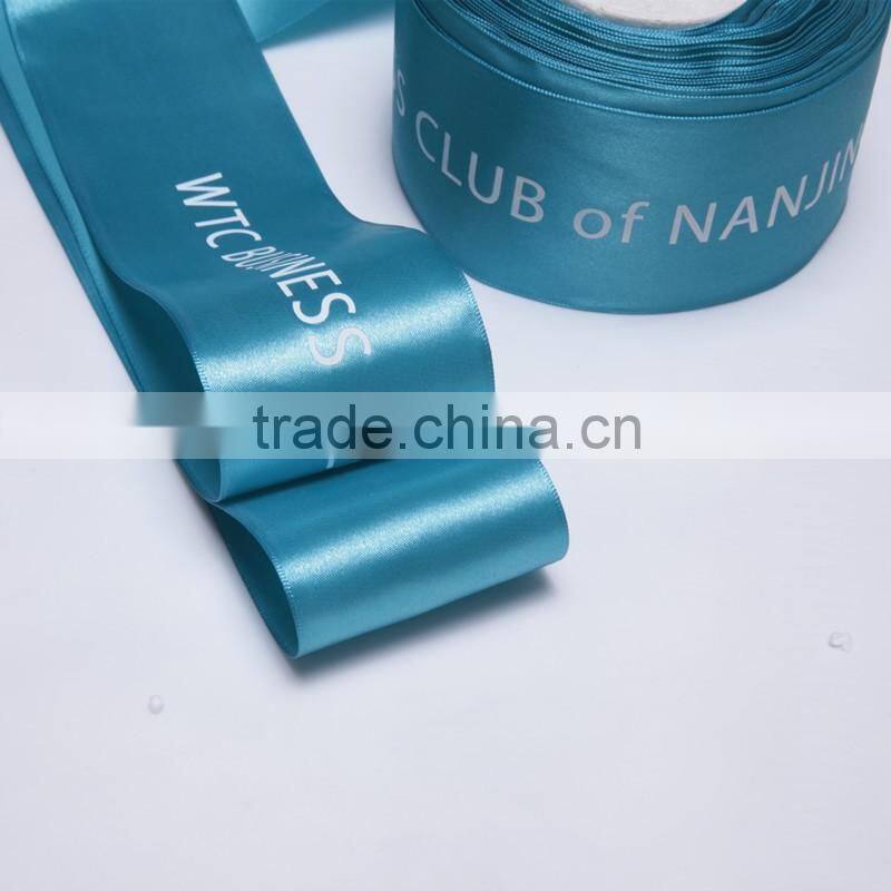 Custom printed Eco-friendly ribbons/polyester satin ribbon