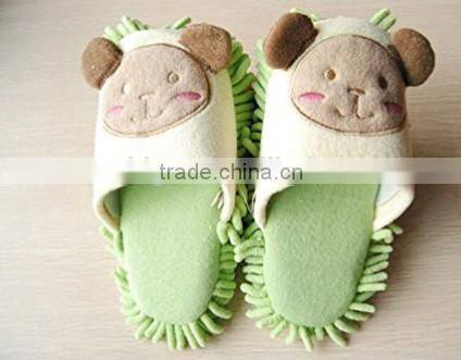 plush lion shape warmth house slippers/cute design plush slippers