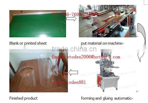 conical box gluing machine