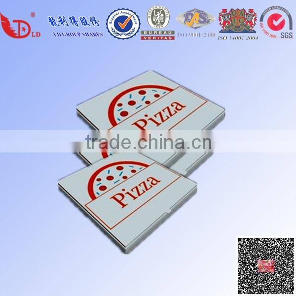 custom paper pizza box,kraft paper pizza packing box