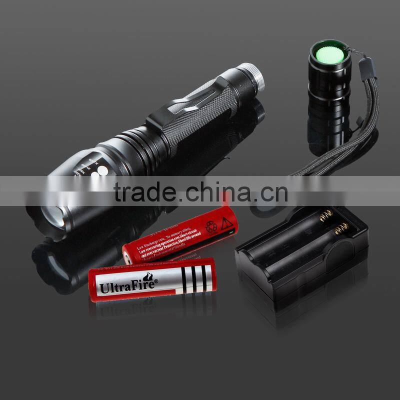 Best Price Adjustable Focus Beam CRE E LED Flashlights Torch 3 Mode