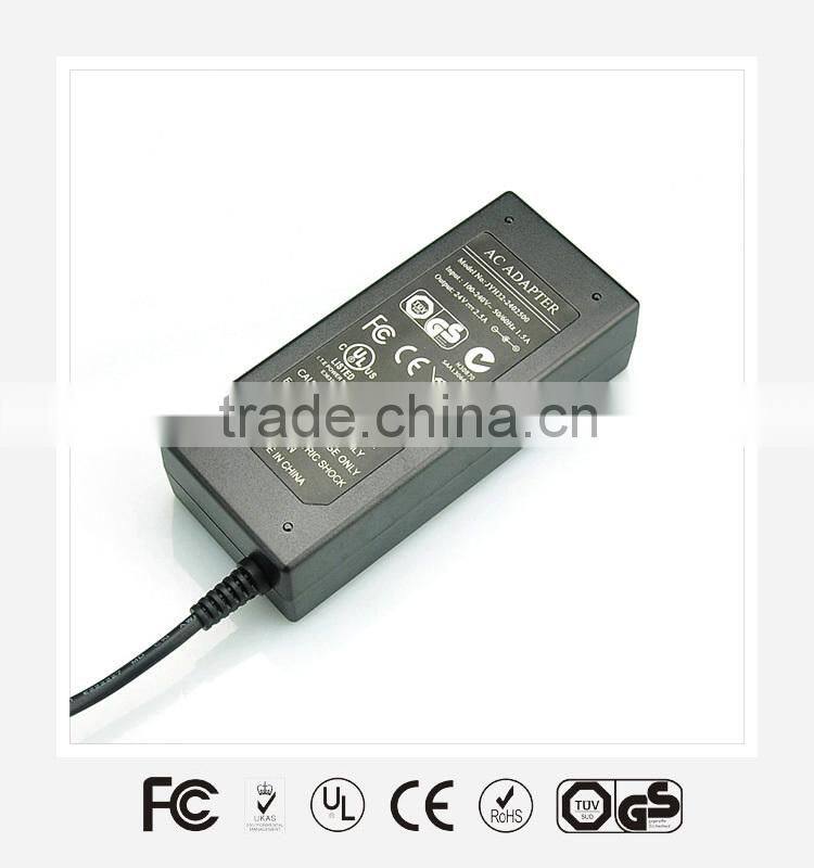 AC/DC 12V3A desktop switching power adapter for CCTV camera