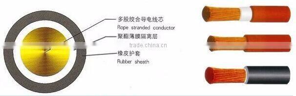 VDE0282 strandard super flexible HOFR rubber sheath 35mm copper cable Ronghua Cable