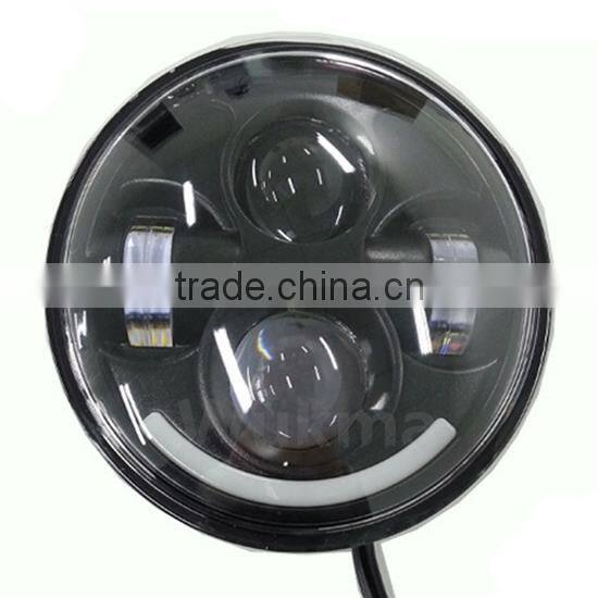 5.75Inch Motorcycle Led Headlights Projector Daymaker Replace Hid Kit For Harley