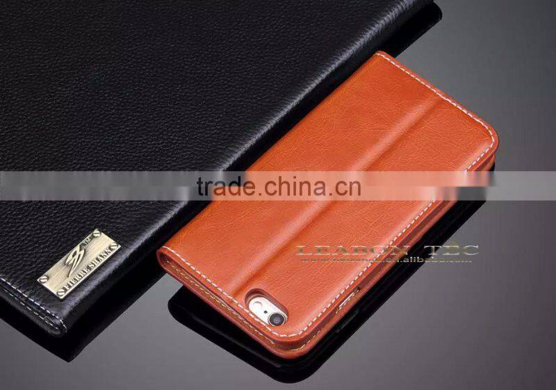 2016 New arrival mobile phone case for iphone 6,for iphone 6 case leather, for iphone 6 cover genuine leather
