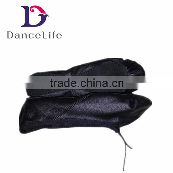 S5025 folding leather ballet shoes high quality suede sole dance shoes for cheap folding ballet shoes