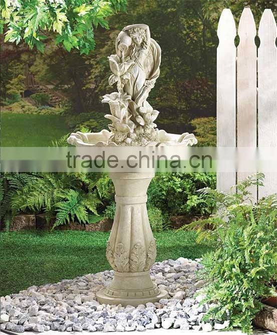 Outdoor fountain resin mushroon water fountain