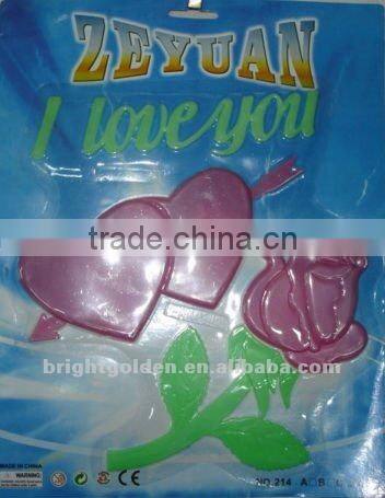 Noctilucent number flash wall sticker