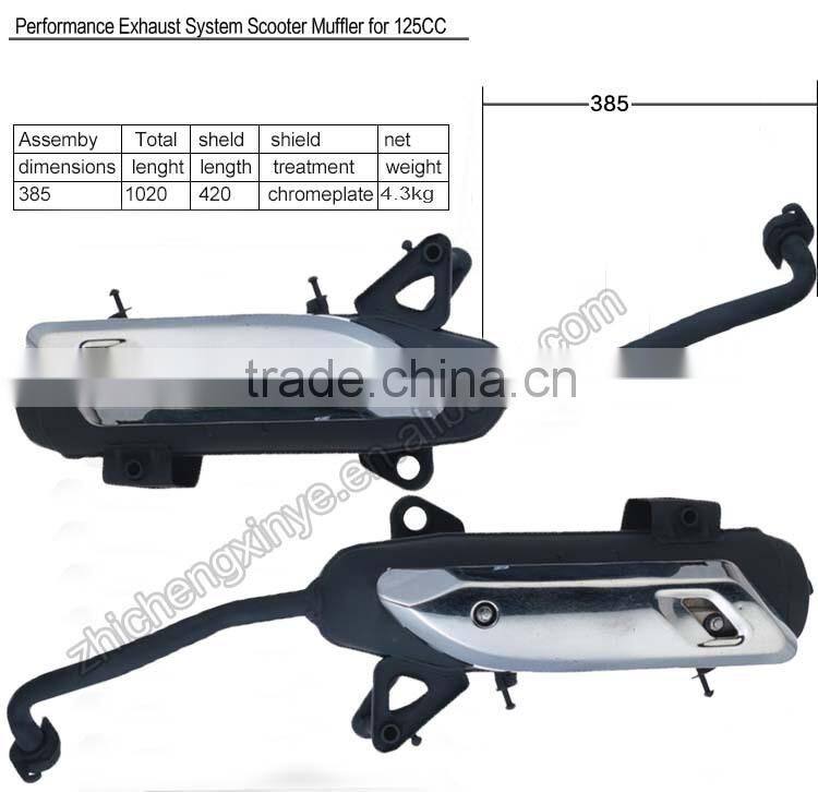 Performance Exhaust System Scooter Muffler for 125CC