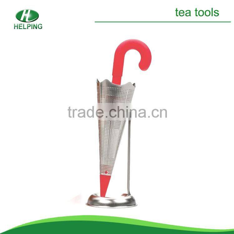Umbralla shaped tea infuser bottle stainless steel