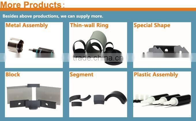 Bonded neodymium permanent segment magnet