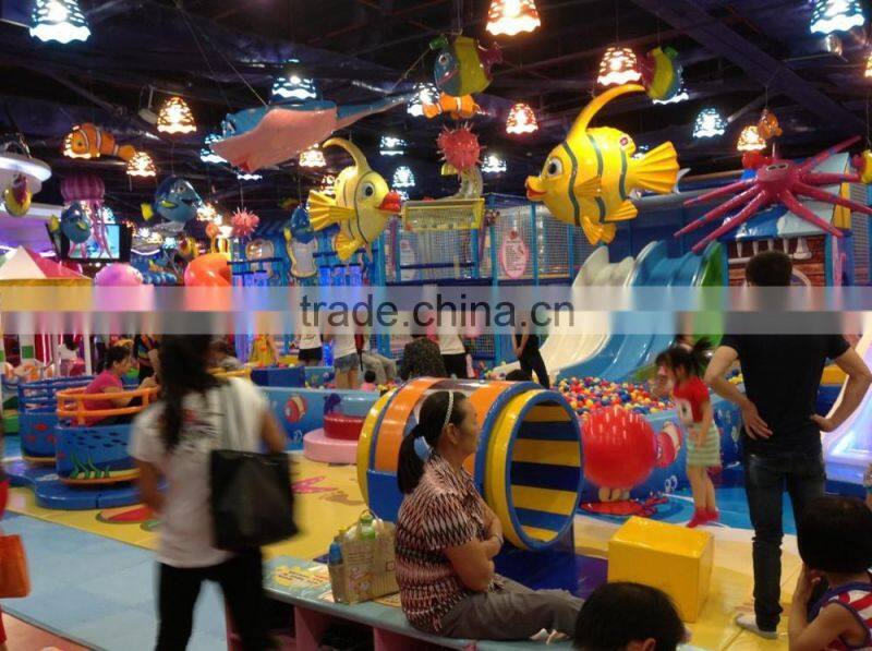 Children indoor playground equipment big slides amusement for sale