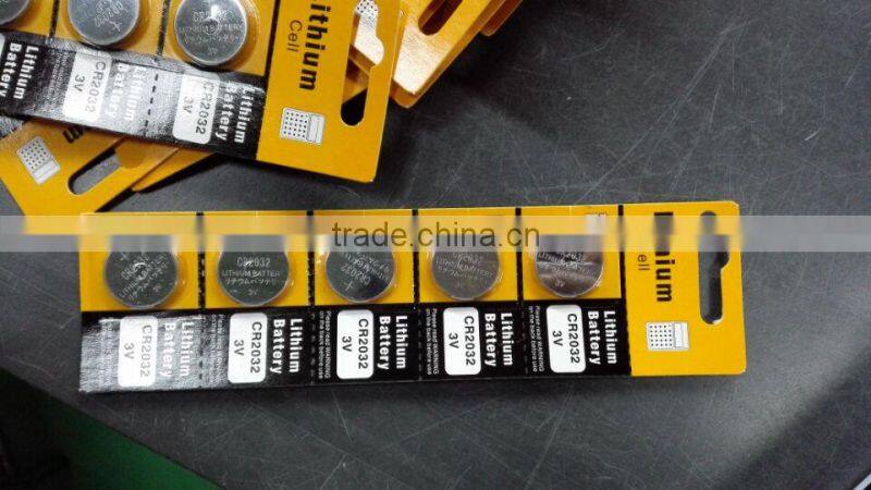 CE approved 3V lithium cr2032 rechargeable battery with holder