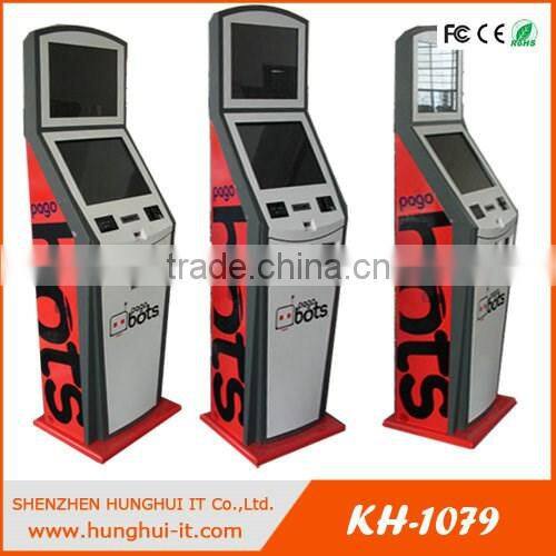 terific coin dispenser self-service atm kiosk/magnetic card dispenser/business card dispenser