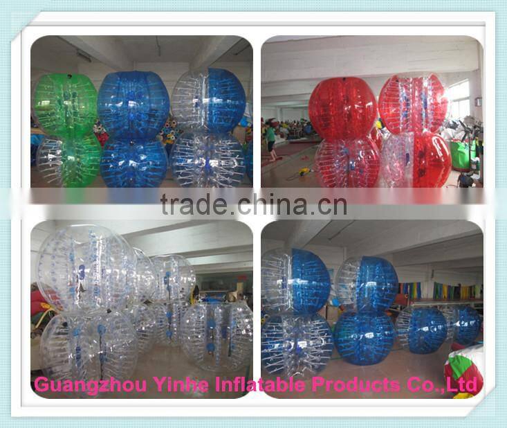 2016 high quality 1.2m/1.5m bubble soccer ball
