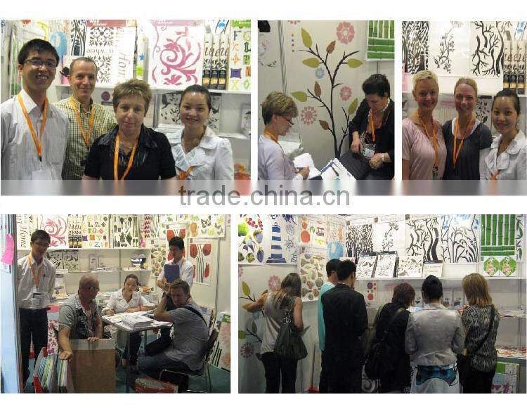 Fashion room decor stickers beautiful plastic mirror sticker