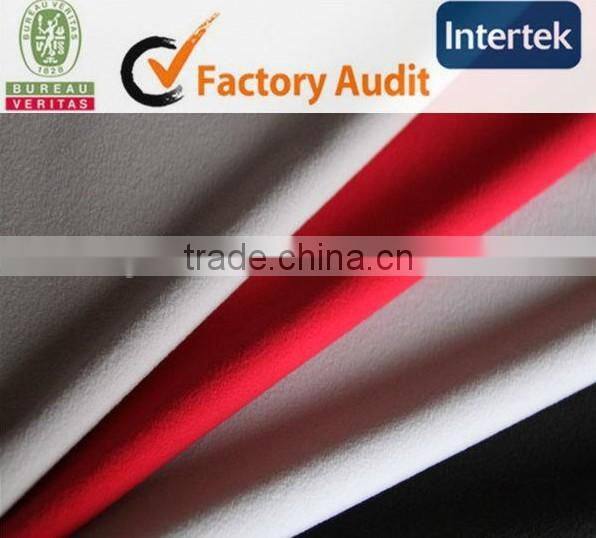 100% polyester super poly brushed sportswear fabric/tricot fabric