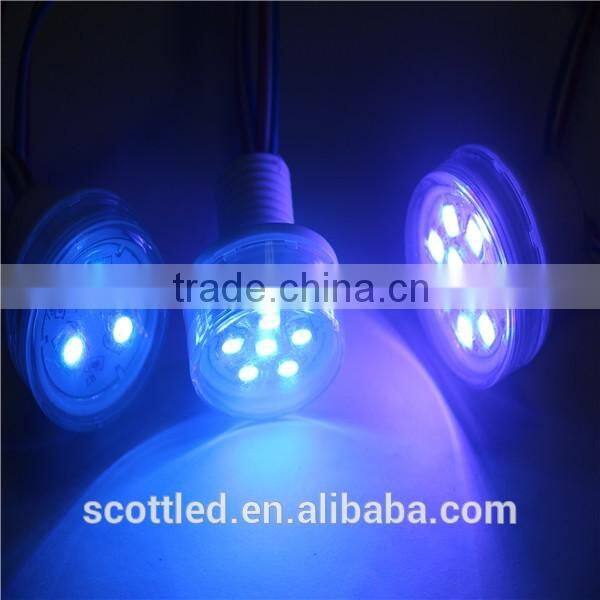 38mm led pixels DC24V fog cover amusement lights, DC12V or DC24V input, waterproof