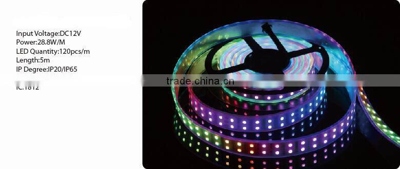 7.2W/M DC12V IP20/IP65 SMD5050 LED strip lighting