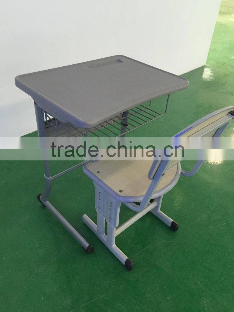 folding school desk adjustable school desk and chair modern school furniture HXZY049