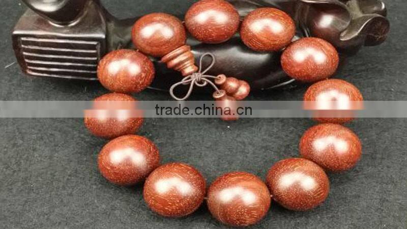 New Products on China Market Simple Design Prayer Bracelets, Bead Jewelry, Red Sandalwood Bangles, Wood Beads Jewelry