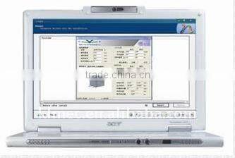 Two air streams flow crossly heat tube energy recovery exchanger
