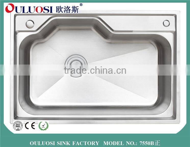 good price ceramic kitchen sink 7550B
