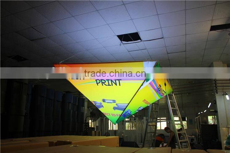 Printed Aluminium event trade show ceiling banner,hanging banner