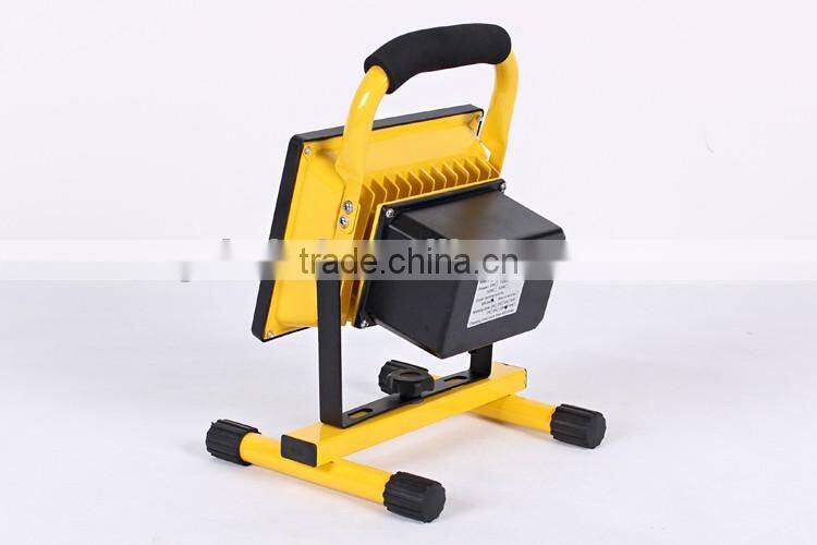 Aluminum portable outdoor 10w 20w 30w 50w rechargeable led flood light emergency led work lamp