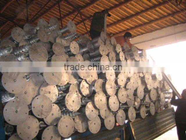 ground drill anchor for mounting solar power systems F114*1600