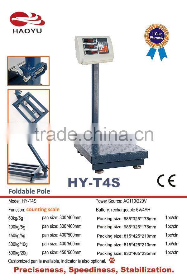 industial calibration of tcs food electronic digital weighing platform scale