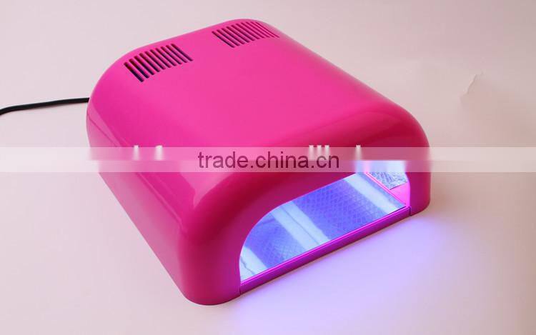 2015 model 613 popular rose color 36w nail uv lamp
