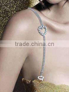 2012 lastest rhinestone and crystal butterfly knot bra strap for sale