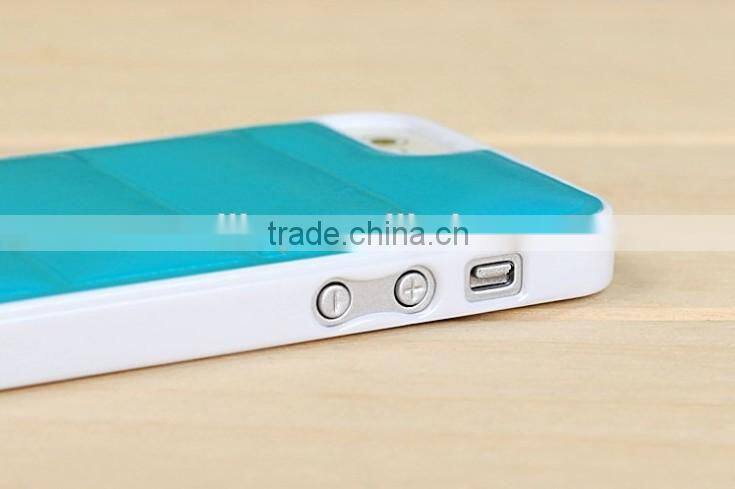 For iPhone 5 Plastic Case With Soft Leather, For iPhone 5S Plastic Case