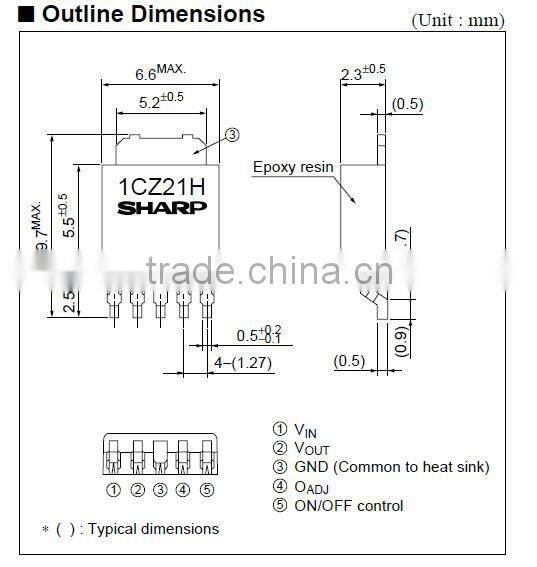 IC PQ1CZ1 (1CZ1) TO252-5 New 100%