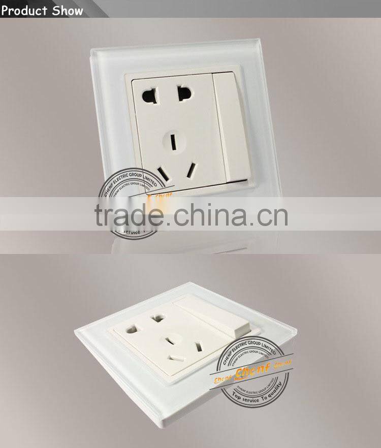 Cheaper 10amp 1 Gang 5 Pin Electric Wall Socket Switch