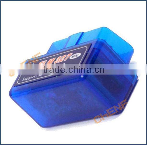 Newest Arrived Super MINI Bluetooth ELM327 V2.1 OBD2 / OBDII ELM 327 for Android Torque Car Code Adapter