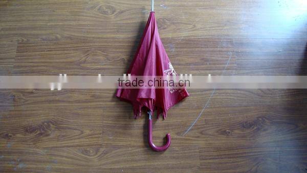 Promotional Rain Umbrella with Curved Handle